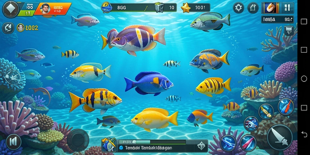 Tampilan gameplay Tembak Ikan yang menarik di 8G8G.