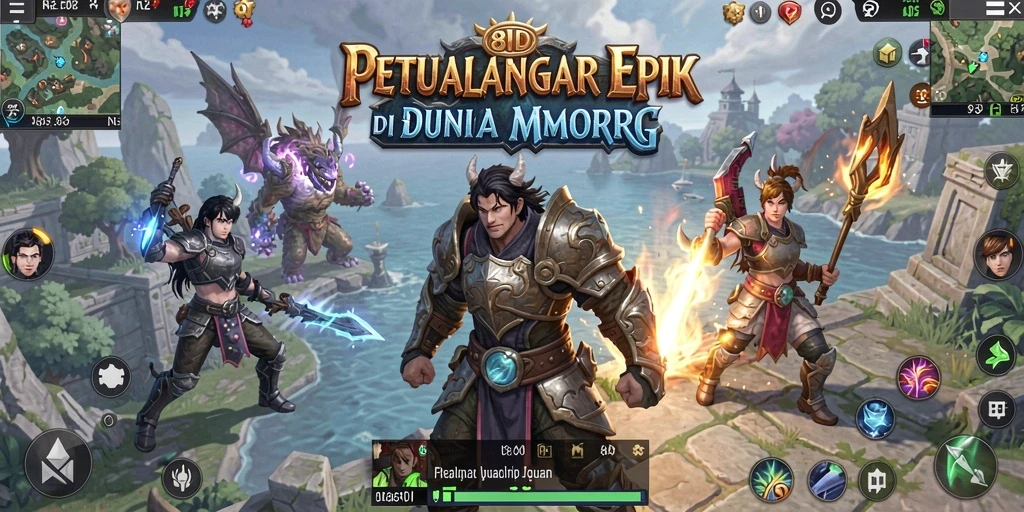 Gameplay menarik di dunia MMORPG 8ID yang penuh aksi.