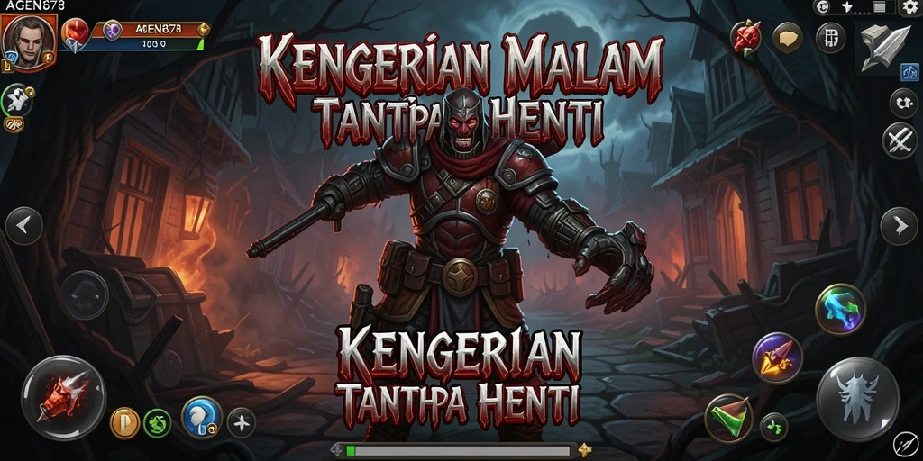 Gameplay AGEN878 yang menakutkan dengan suasana gelap dan mencekam.