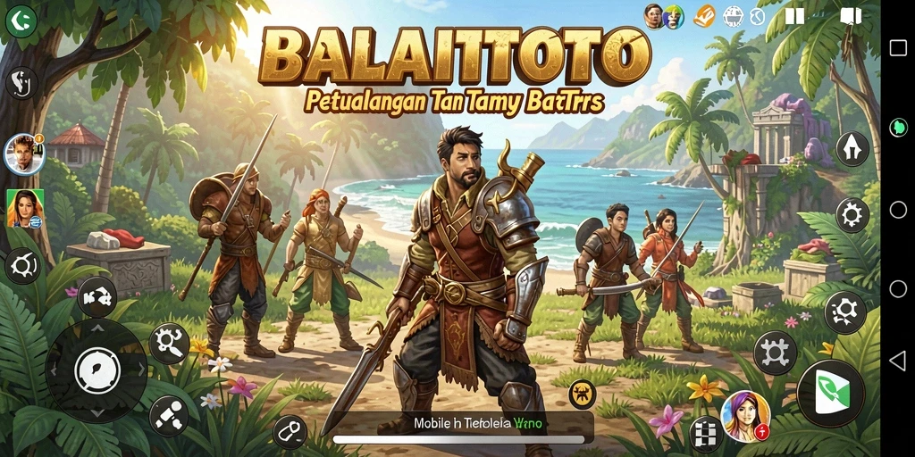 Screenshot gameplay BALAITOTO menampilkan dunia terbuka yang luas dan menakjubkan.