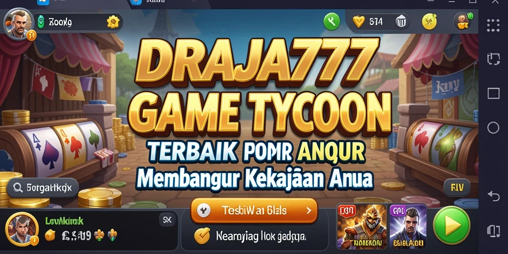 Tampilan gameplay DRAJA777 yang menakjubkan dalam mengelola bisnis.