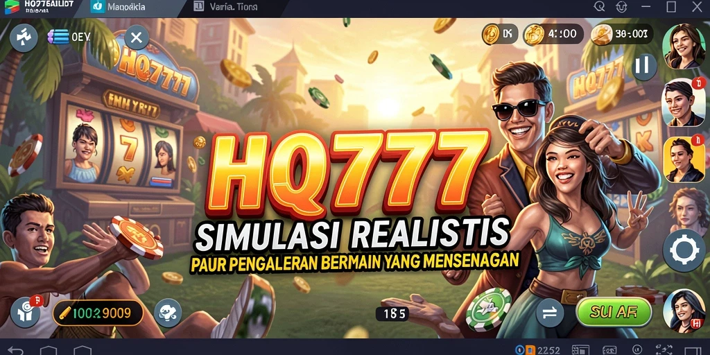 Tampilan gameplay HQ777 yang menarik dan penuh aksi.