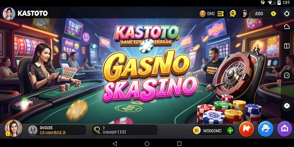 Tampilan gameplay KASTOTO yang menarik dan seru.