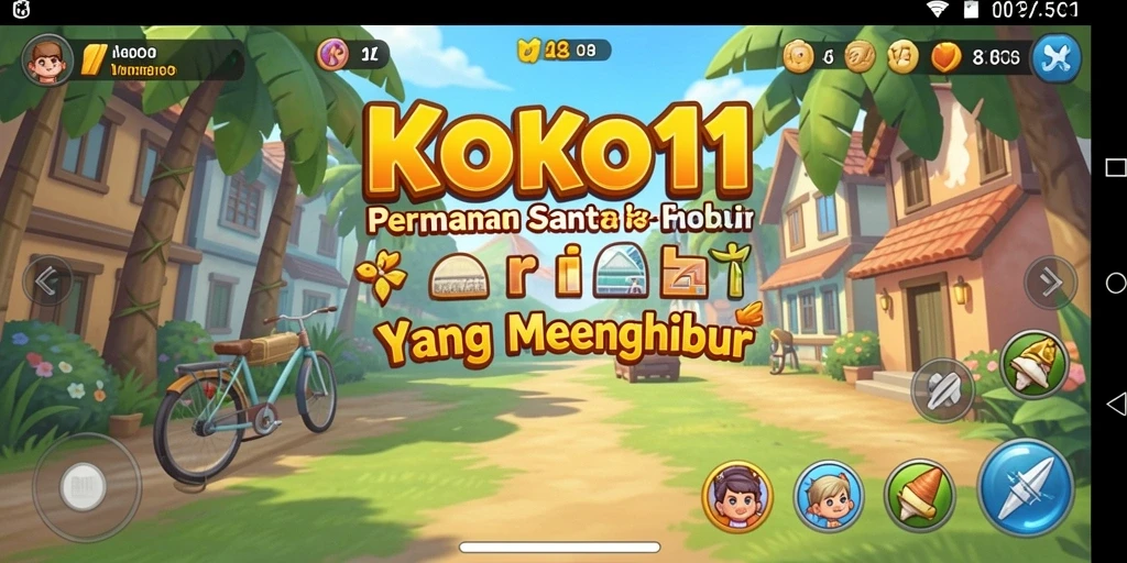 Screenshot KOKO11 menunjukkan gameplay santai dan menghibur.