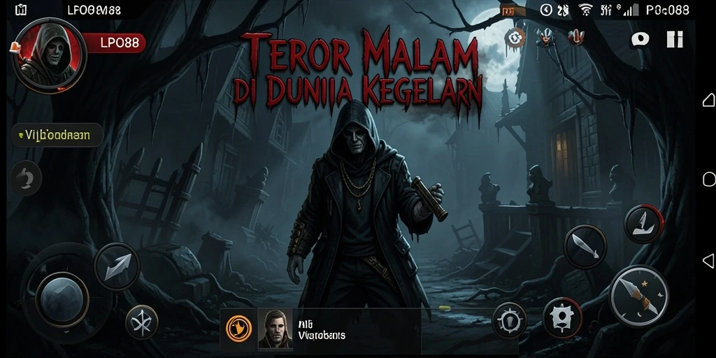 Gameplay menegangkan LPO88 di dunia kegelapan yang mencekam.