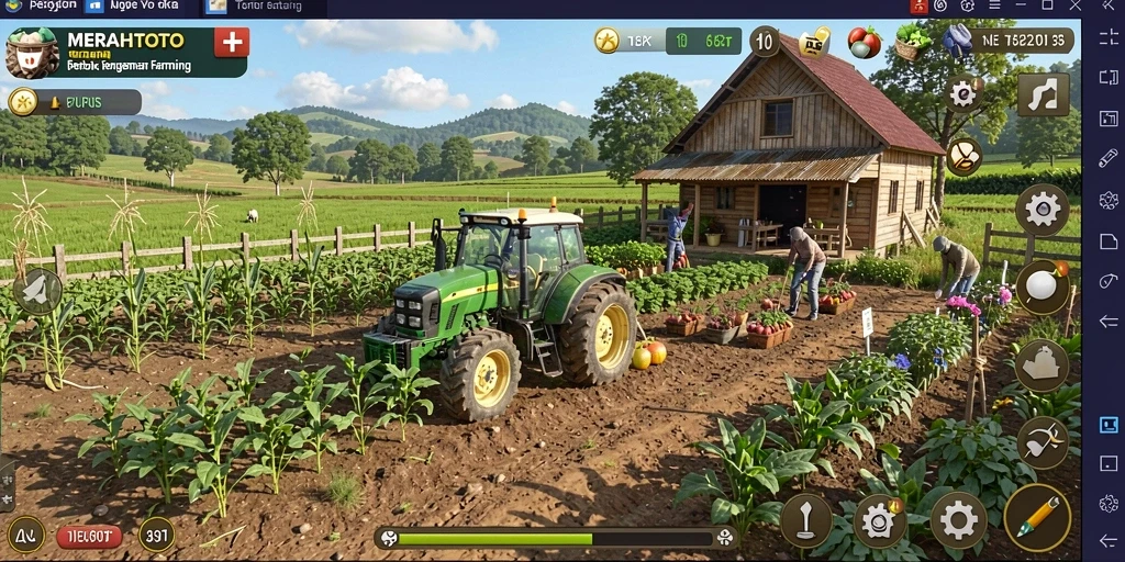 Tampilan gameplay MERAHTOTO yang menarik dan interaktif.