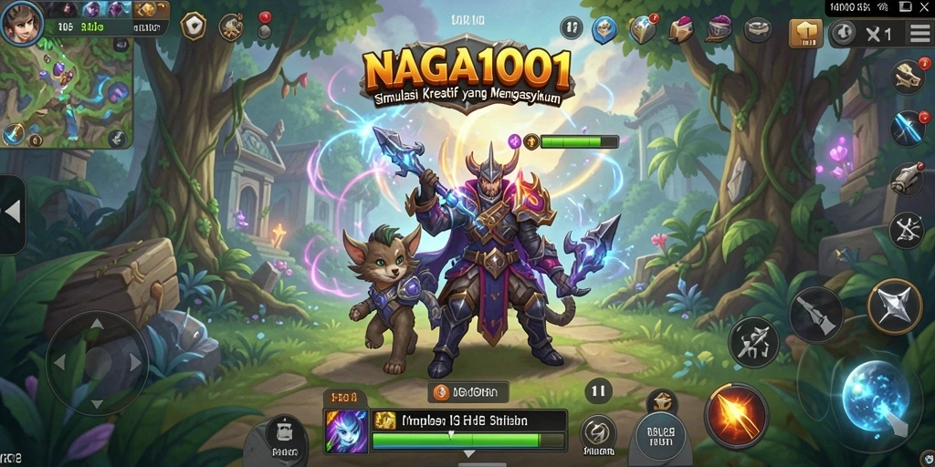 Tampilan menarik dari gameplay NAGA1001 dalam simulasi.