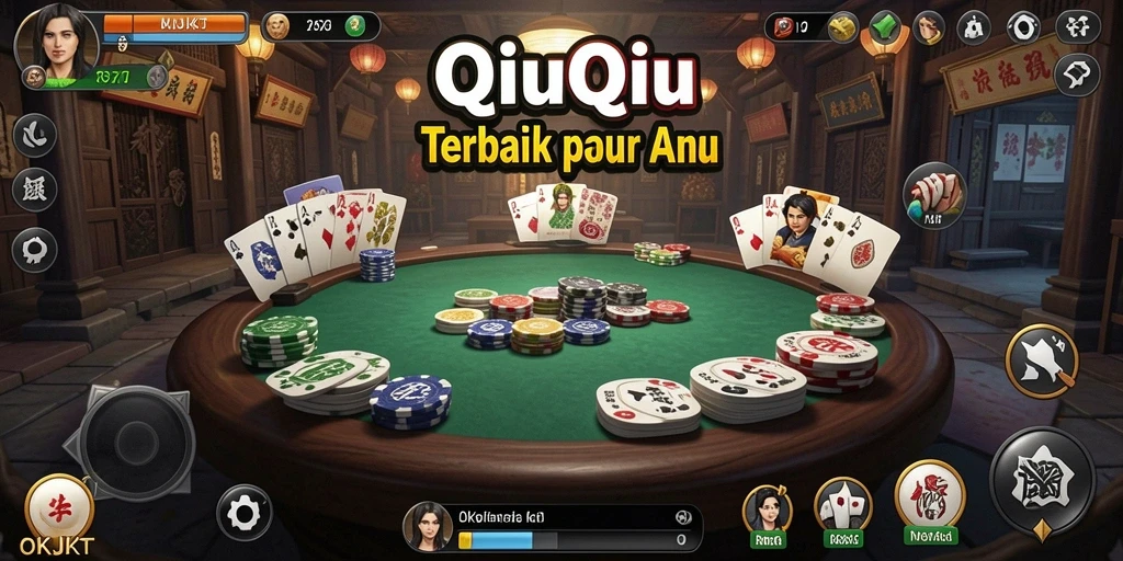 Gameplay menarik dari permainan QiuQiu OKJKT.