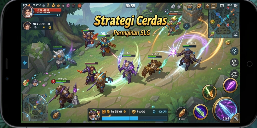 Tampilan gameplay RK55 yang menarik dan penuh aksi SLG.