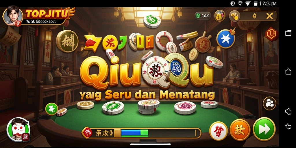 Gameplay QiuQiu yang seru dan mendebarkan di TOPJITU.