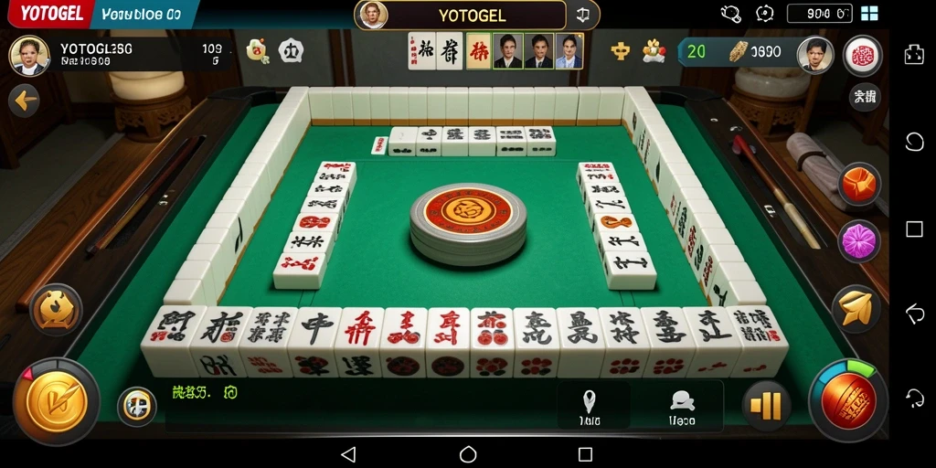 Tampilan screenshot YOTOGEL dengan gameplay Mahjong yang menarik.